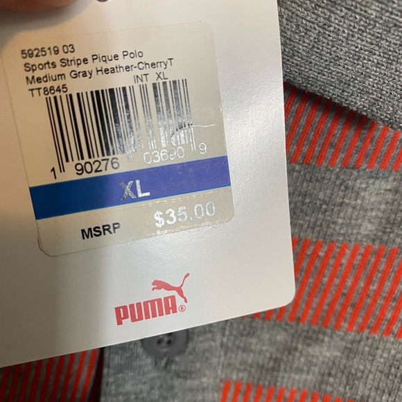 NWT PUMA POLO SIZE XL MULTICOLORED - Picture 7 of 10